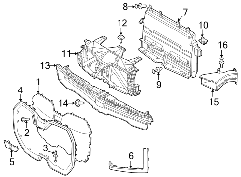 2022 BMW iX FINISHER Diagram for 51115A32789