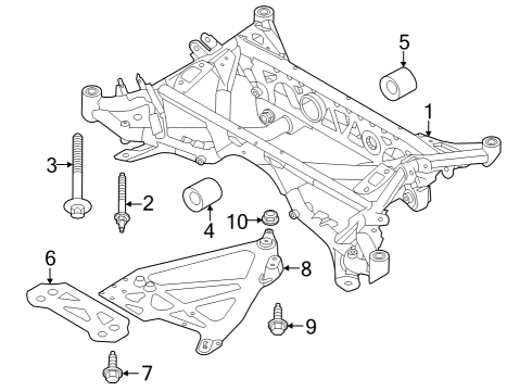 2021 BMW M3 MULTI-PURPOSE BOLT ASA Diagram for 07149503940