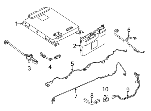 2021 BMW i3 CELL MONITORING CIRCUIT Diagram for 61278839458