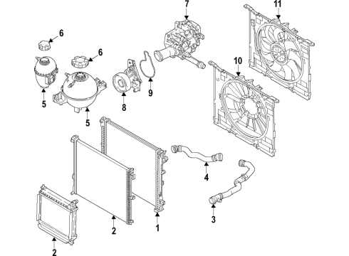 2022 BMW X4 M RELAY Diagram for 61148704670