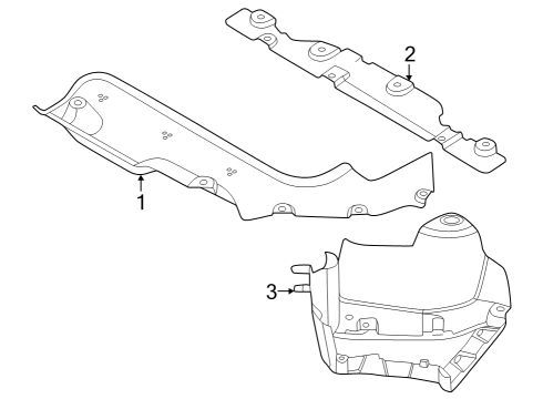 2022 BMW 230i REAR DIFFUSOR Diagram for 51758494249