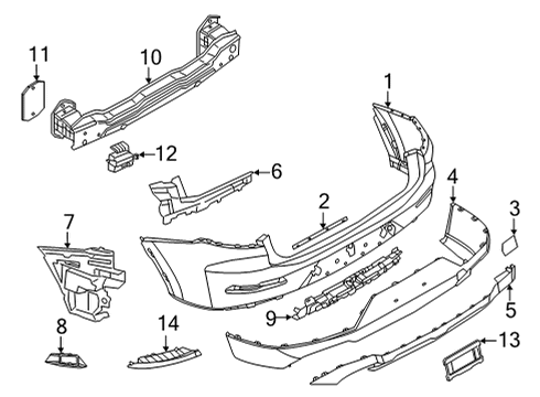 2022 BMW X4 Right Absorber Funnel Diagram for 51129850286