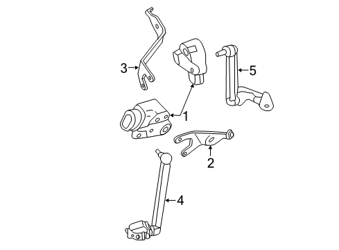 2023 BMW M2 HOLDER FOR LEVELING SENSOR Diagram for 37148091436