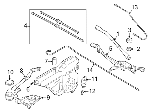 2024 BMW M3 Filler Pipe Diagram for 51317497094