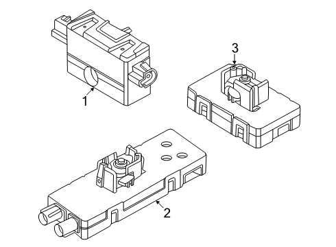 2024 BMW i5 ANTENNA WIRE SDARS Diagram for 61115A8CA62