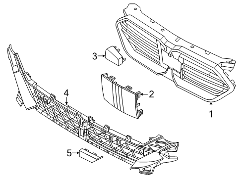 2024 BMW X2 TRIM CAMERA SYSTEM Diagram for 51135A32B36