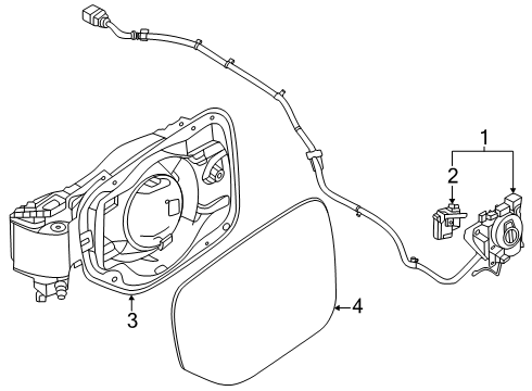 2025 BMW XM Fender & Components Diagram 2