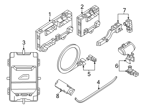 2024 BMW i5 Front Door Diagram 4