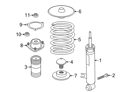 Barrel Spring Rear Diagram for 33536779865