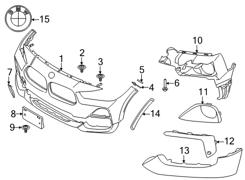 2023 BMW X2 FRAME RIGHT Diagram for 51119881512