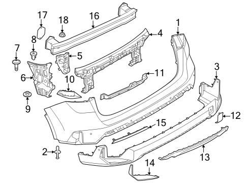 2025 BMW X1 REAR REFLECTOR RIGHT REAR Diagram for 63149449214