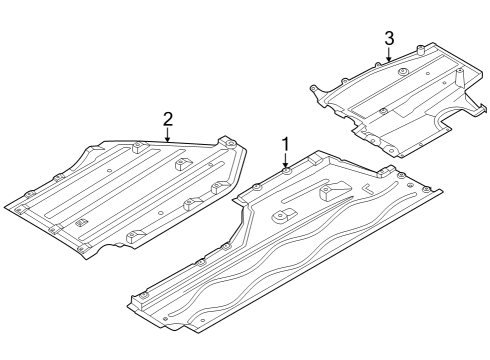 2025 BMW 740i UNDERSHIELD FOR TANK, LEFT Diagram for 51759498305