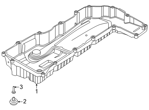 2023 BMW X7 DUAL-MASS FLYWHEEL Diagram for 24005A54F90