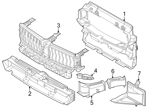 2024 BMW 230i AIR DUCT, RADIATOR Diagram for 51118497281