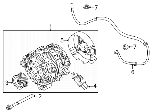 2022 BMW Z4 Alternator Diagram 3