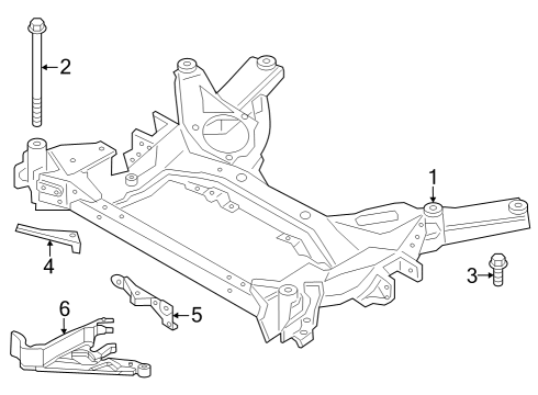 2023 BMW 430i STRUT, SLIP WEDGE, RIGHT Diagram for 31106883606