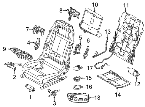 2022 BMW 530e FAN Diagram for 52109490353