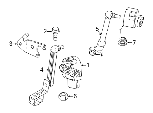 2023 BMW X3 LEVEL SENSOR Diagram for 37146895467