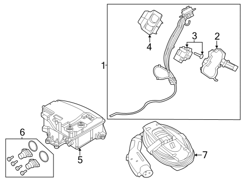 2025 BMW i4 FLEX CHARGER Diagram for 61445A8BA82