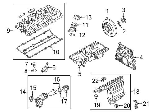 2021 BMW X4 M DME Engine Control Module Diagram for 12148744139