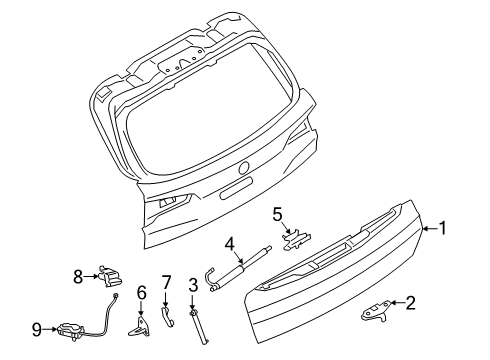 2025 BMW X5 SOFT-CLOSE AUTO.FUNCTION TAI Diagram for 51245A12988