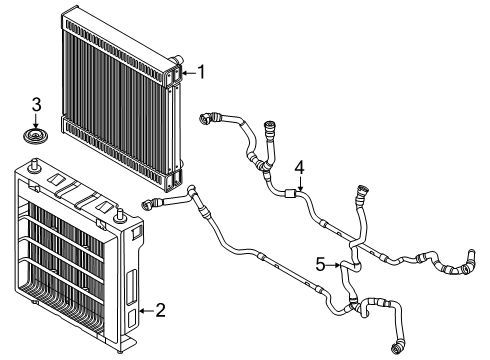 2025 BMW X3 Oil Cooler Diagram 2
