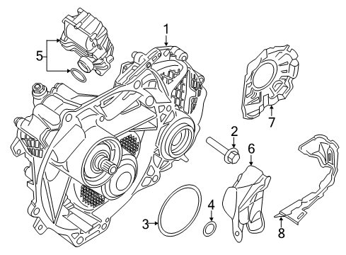 2021 BMW i3 Actuator Diagram for 27219846559
