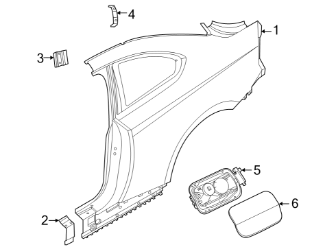 2022 BMW 230i Cover Pot Diagram for 51178737013
