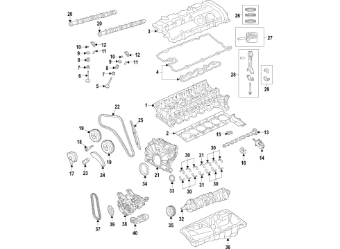 2024 BMW X5 M SWITCHABLE CAM FOLLOWER Diagram for 11339452677