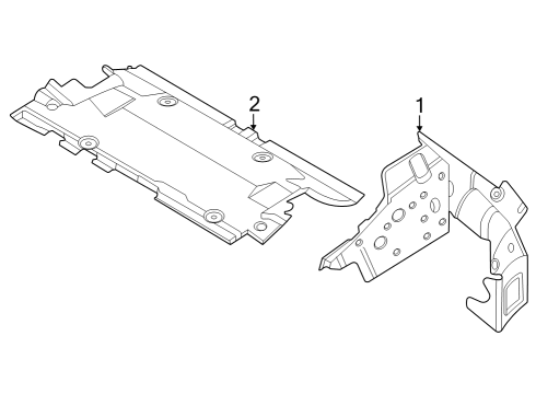 2025 BMW iX SOUND INSULATING TRUNK FLOOR Diagram for 51477948327