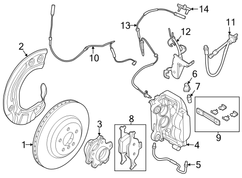 2024 BMW i4 VENTILATED BRAKE DISC Diagram for 34118854273