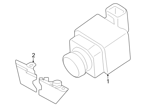 2022 BMW iX COVER FOR ICAM Diagram for 51115A3AE10