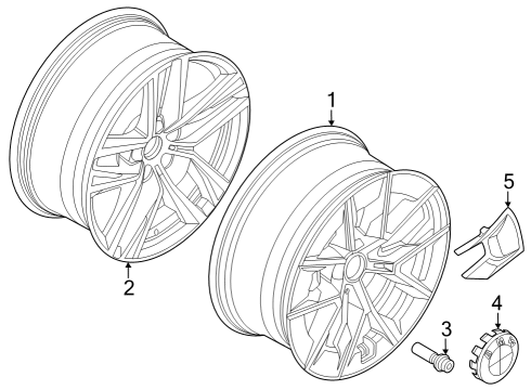 2025 BMW i4 INSERT 1 Diagram for 36106896785