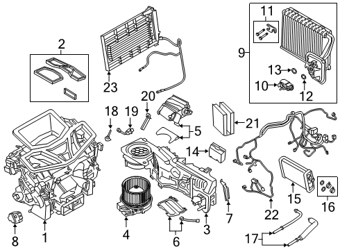 2022 BMW X7 COOLANT HOSE FUEL RETURN 1 Diagram for 64216821654