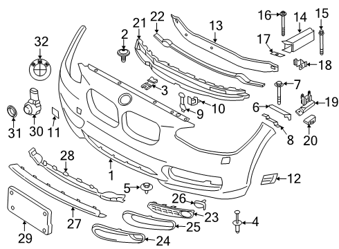2021 BMW 230i xDrive ADHESIVE SET K6 Diagram for 83195A547C4