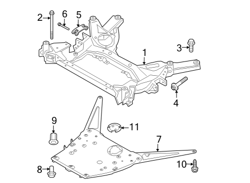 2022 BMW M3 Rod Diagram for 31108746515