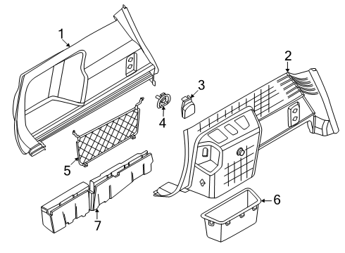 2024 BMW X2 MOUNT SIDE MEMBER LEFT Diagram for 51479462012