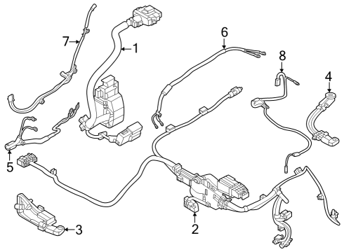 2024 BMW i7 LOW VOLTAGE VEHICLE WIRING H Diagram for 12515A37596