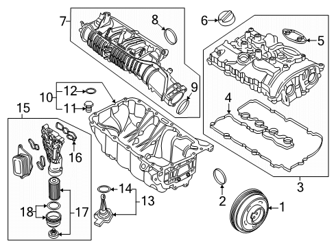 2024 BMW X2 FASTENING ELEMENTS Diagram for 07148490195