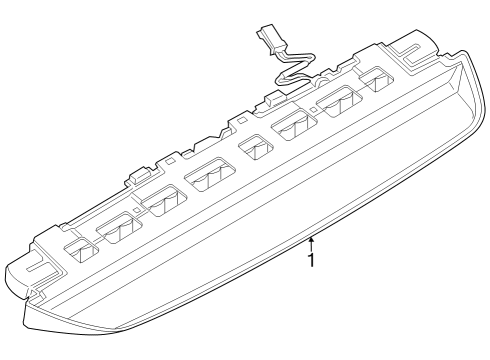 2024 BMW 750e xDrive 3RD BRAKE LIGHT Diagram for 63259464188