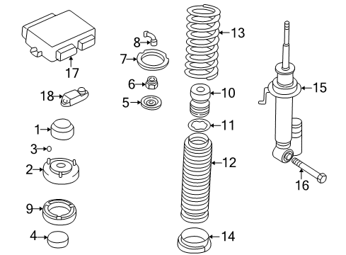 Coil Spring Diagram for 33531091548