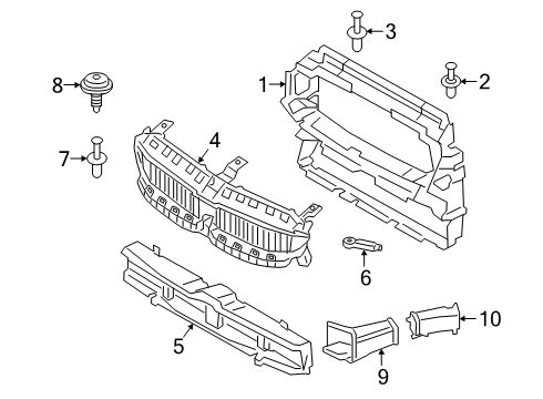 2023 BMW 330i xDrive AIR DUCT, RADIATOR Diagram for 51745A35890