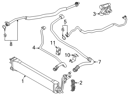 2025 BMW X5 Trans Oil Cooler Diagram 3
