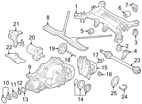 2023 BMW M240i xDrive SET POSITIONING MOTOR Diagram for 33108864354