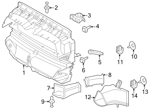 2021 BMW M3 SUPPORT, TOP Diagram for 51748082505