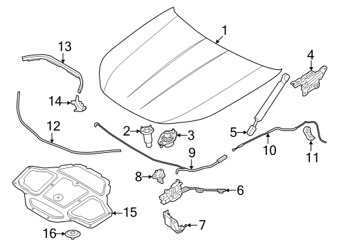 2025 BMW 750e xDrive LOCK PASSIVE WITH SWITCH Diagram for 51239879997