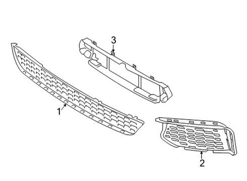 2021 BMW 530e AIR DUCT, BOTTOM Diagram for 51748080571