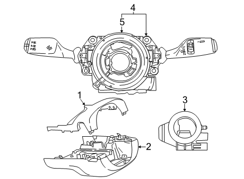 2023 BMW XM Switches Diagram 2