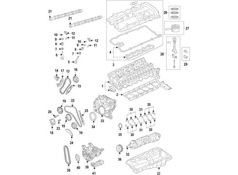 2023 BMW X4 SHORT BLOCK Diagram for 11111025307