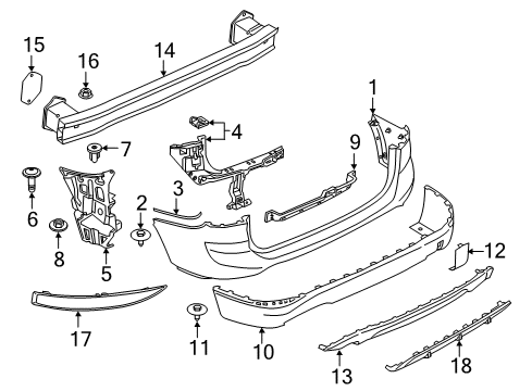 2022 BMW X1 REFLECTOR, REAR RIGHT Diagram for 63149479080